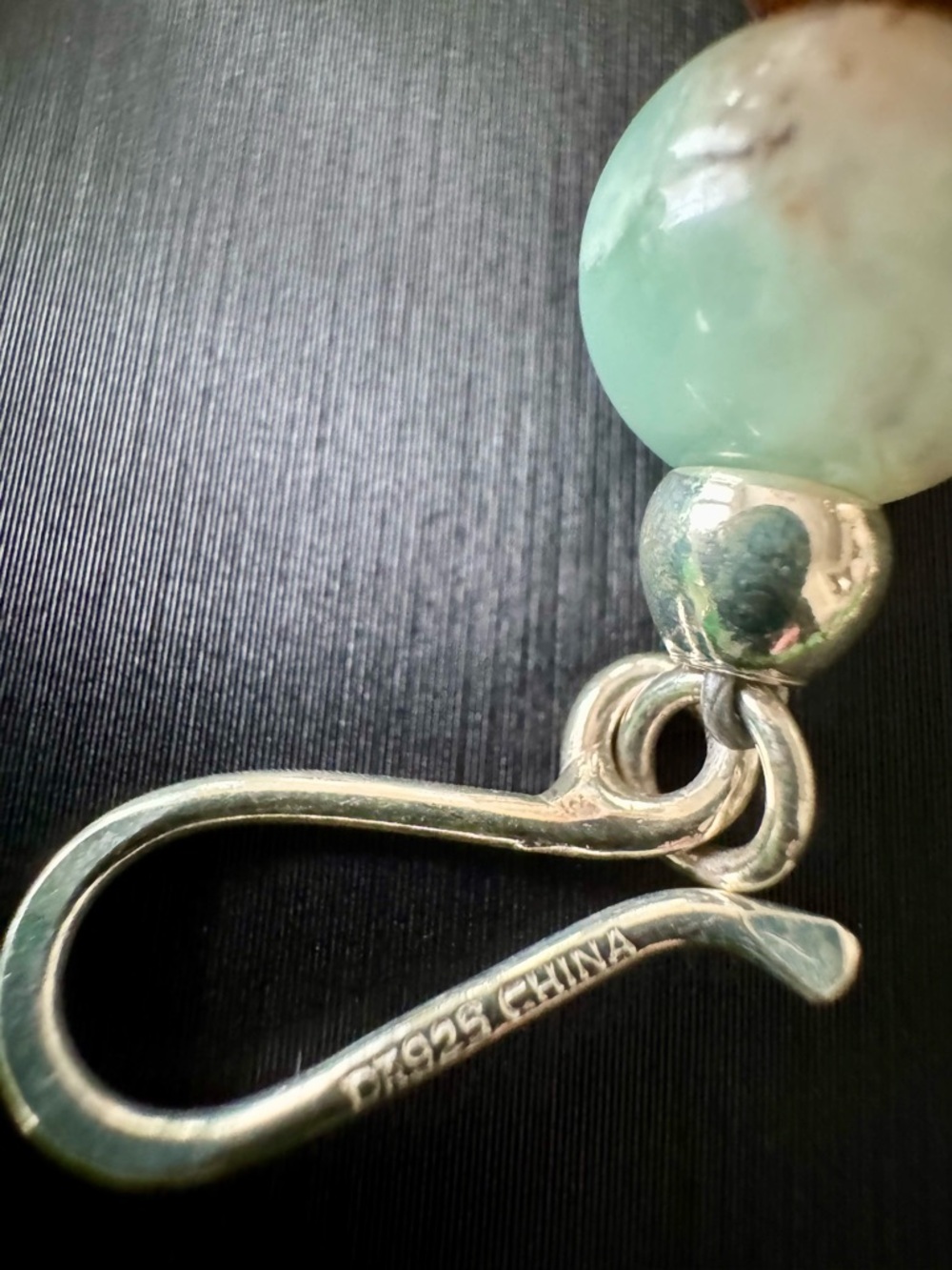 Jay King Green Jade Beaded Women's Necklace with Silver Chain Accent - Picture 7 of 8